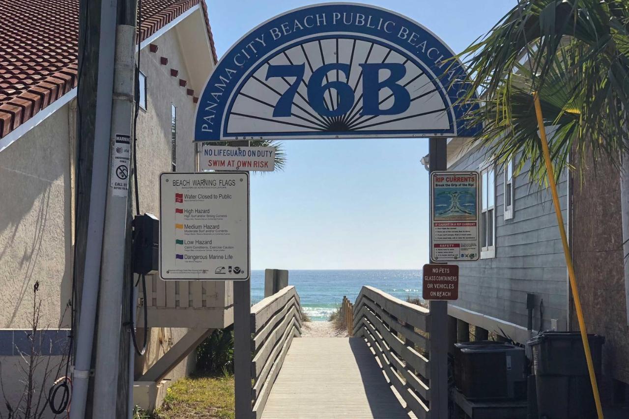 Sunny Pcb Home With Balcony Steps To The Beach! Panama City Beach Eksteriør billede