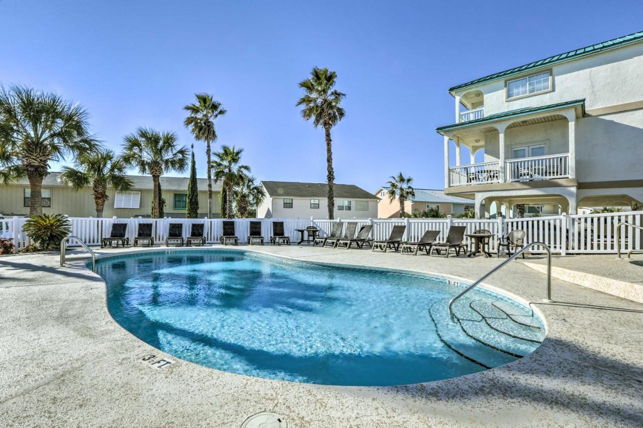 Sunny Pcb Home With Balcony Steps To The Beach! Panama City Beach Eksteriør billede