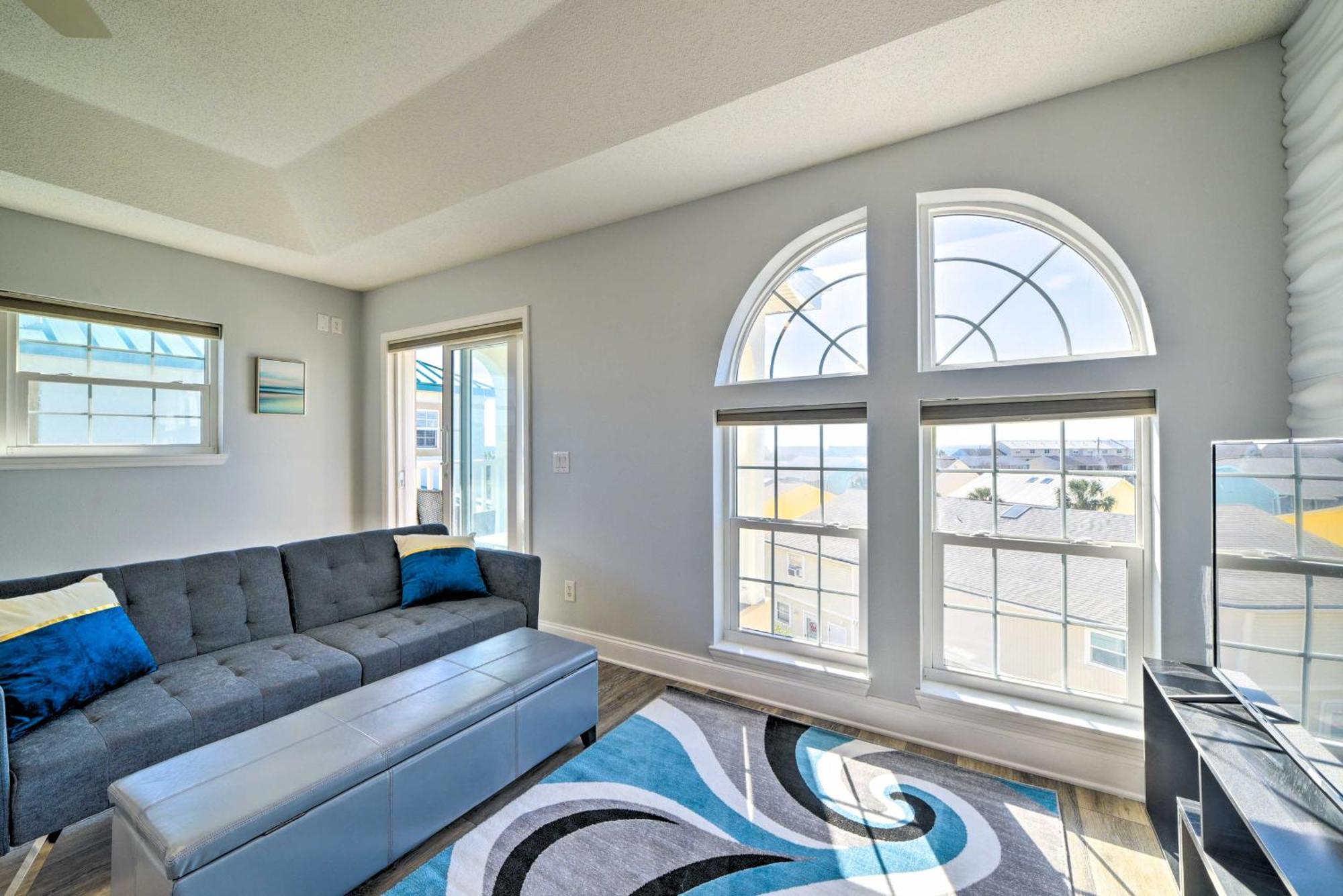 Sunny Pcb Home With Balcony Steps To The Beach! Panama City Beach Eksteriør billede